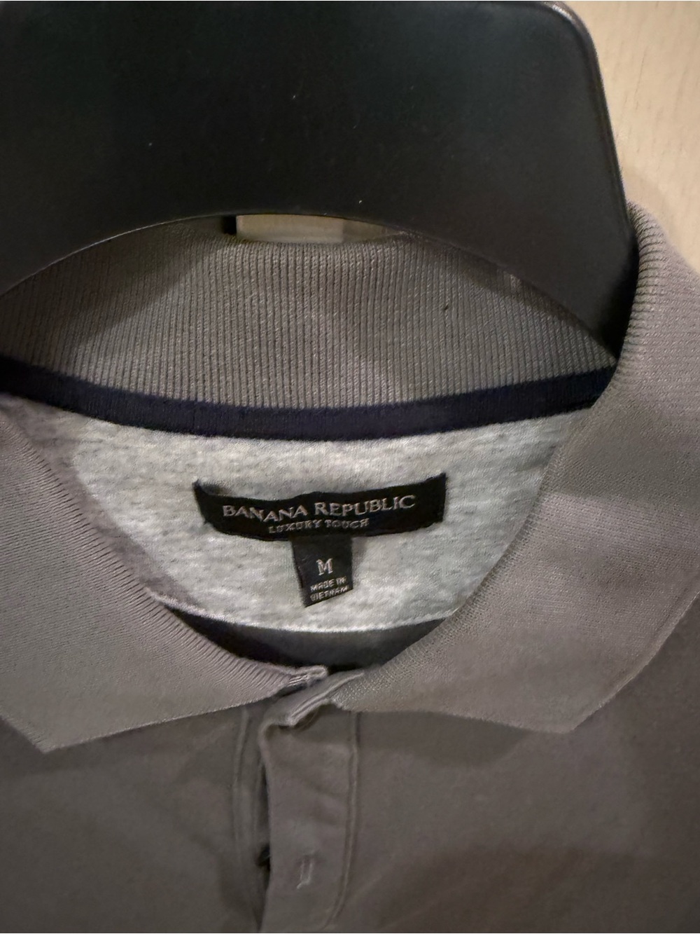 Banana Republic Men's Slate Gray Polo - Picture 2 of 3